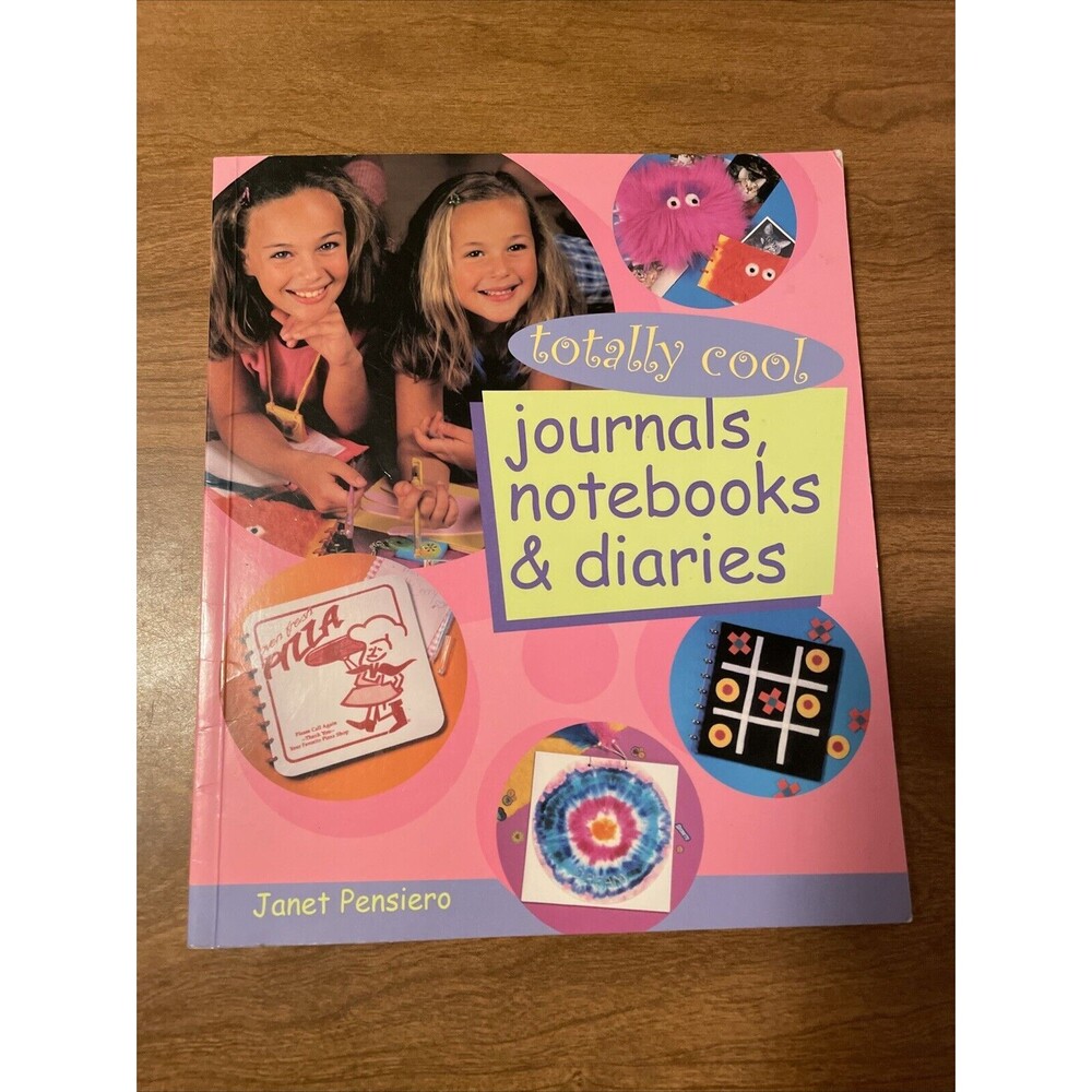 Vtg Totally Cool Journals, Notebooks & Diaries Book Crafts Janet Pensiero 2003